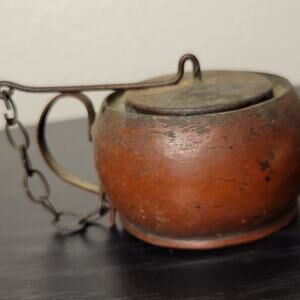 Antique Oil Burning Lantern